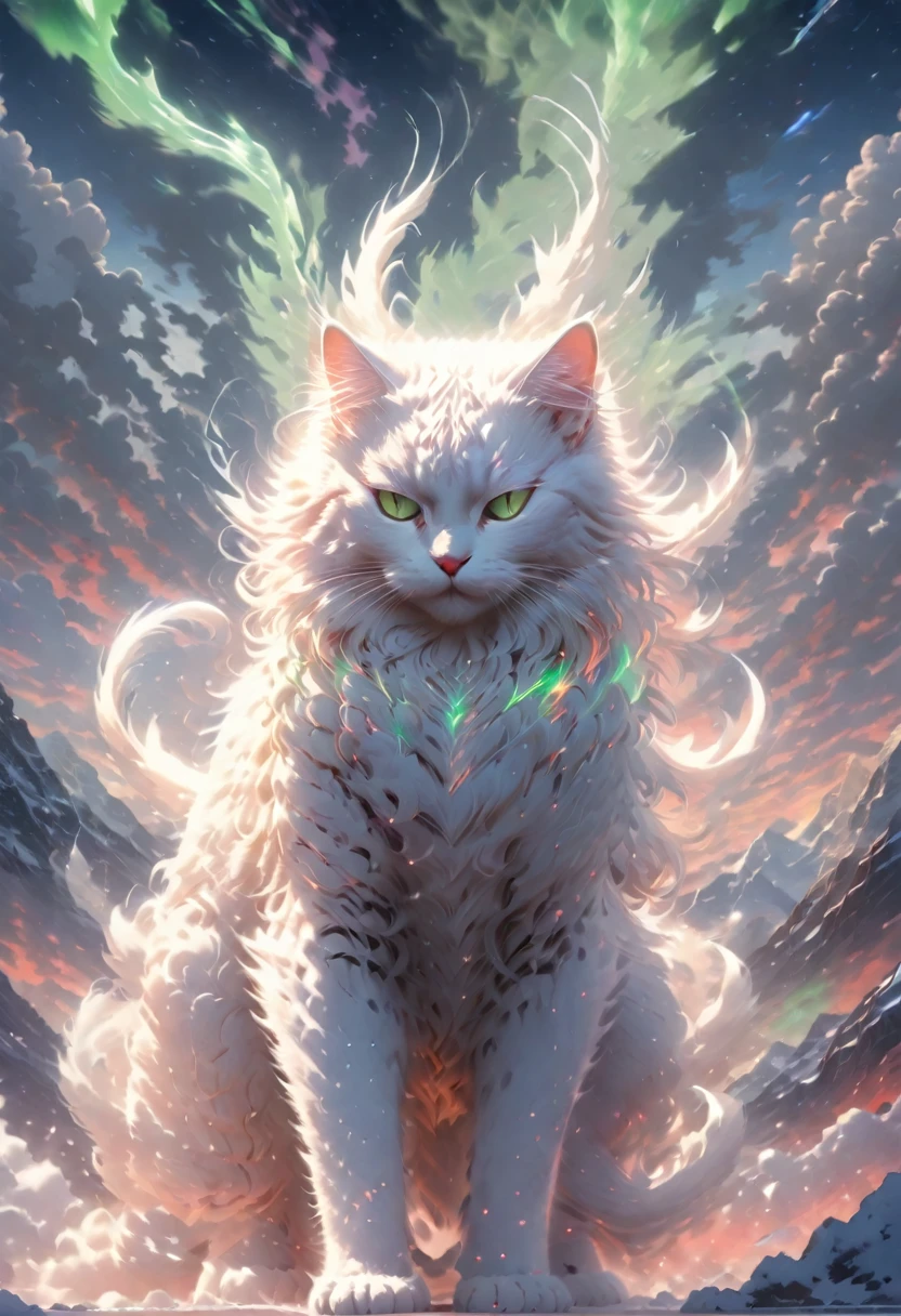 highest quality, In the style of TOK, score_9, score_8_up, score_7_up, cute cat, cartoon cat, Munchkin cat, looking at the viewer, smiling, simple background