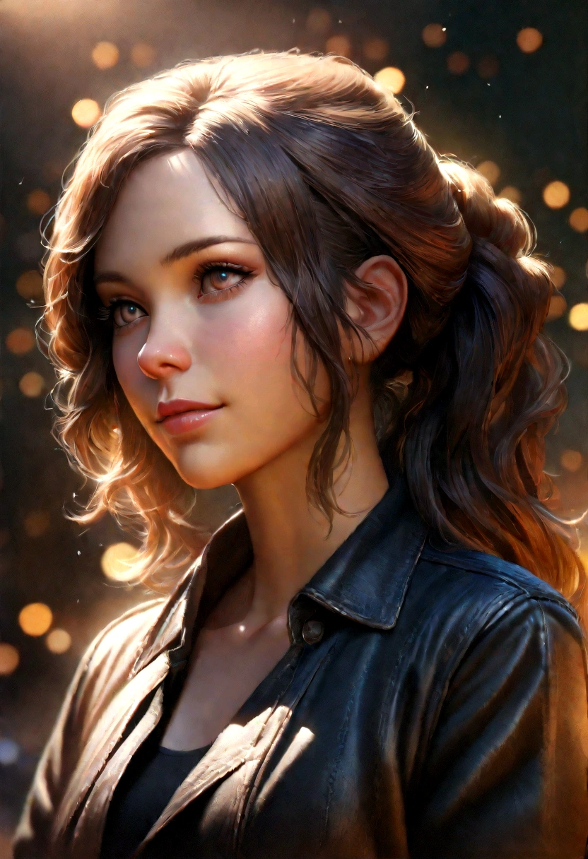 A beautiful young black girl with a discrete smile and lovely gaze, sitting on a bench surrounded statues, digital art, directed by Daniil Suponitskiy, jpegman, (best quality,4k,8k,highres,masterpiece:1.2),ultra-detailed,(realistic,photorealistic,photo-realistic:1.37),HDR,UHD,studio lighting,ultra-fine painting,sharp focus,physically-based rendering,extreme detail description,professional,vivid colors,bokeh