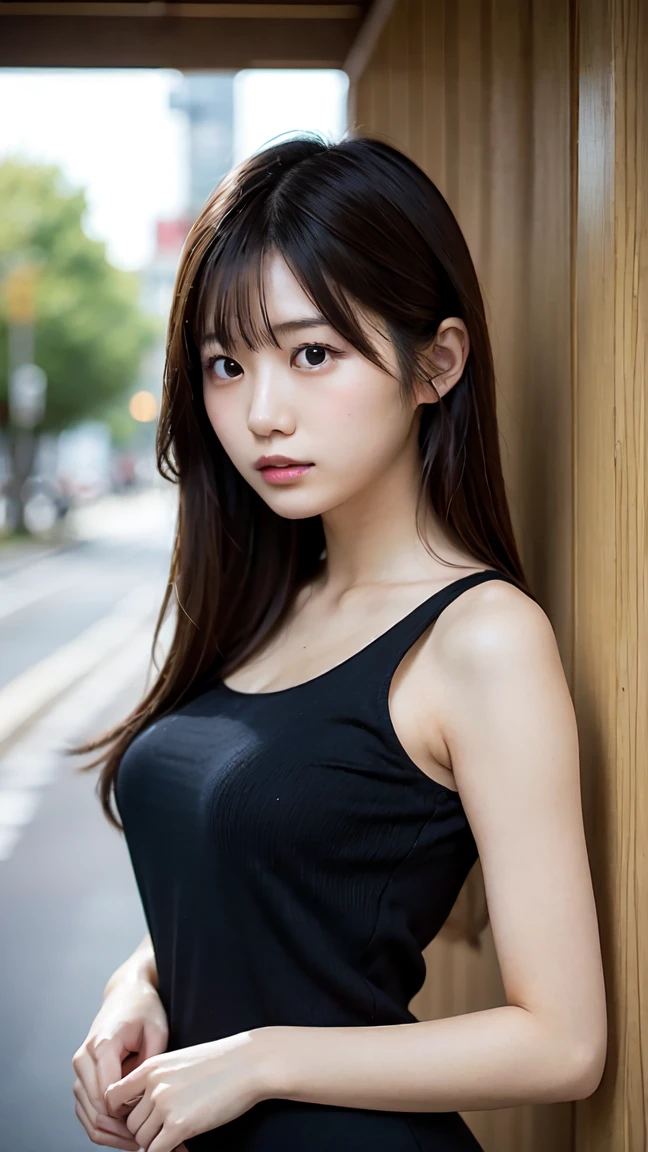 very detailed young Japanese woman, nue 