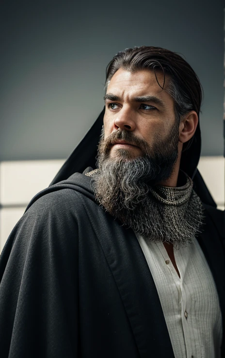 One Alexander Bain looking directly at camera lens, one close to face, best quality, highres, hires, skin definition, detailed skin, detailed deep caring eyes, Oscar Issac, Eddie Cibrian, Liam Neeson, Chris Hemsworth, Clark Gable, Esai Morales, George Clooney, detailed face, (Caucasian:1.5), lifelike, 4k, 8k, (photorealistic:1.5), realistic, uhd, a tall, ((short flowing 4 inch salt and pepper beard and hair)), wearing a cloak. The style of the image is fantastical and epic, with an air of wisdom and power emanating from the character. , 😎1man, Art Nouveau Style, heavy ink lines, O general entra em seu quarto olhando para sua mão direita biônica preta . O general ordena uma exploração imediata do planeta, ele tem um grande, barba branca espessa ele tem um general&#39;com chapéu na cabeça, usa um uniforme moderno, gestos com as mãos para espectadores, ele é gordinho e gordinho, coxas extremamente grossas, Barriga grande, gordura, 65 anos, ele segura uma caneca de café quente , Ambiente: dentro de um navio. Fotografia de corpo inteiro Fotografia de corpo inteiro diferentes ângulos da imagem.fotografia de corpo inteiro fotografia de Corpo completo.