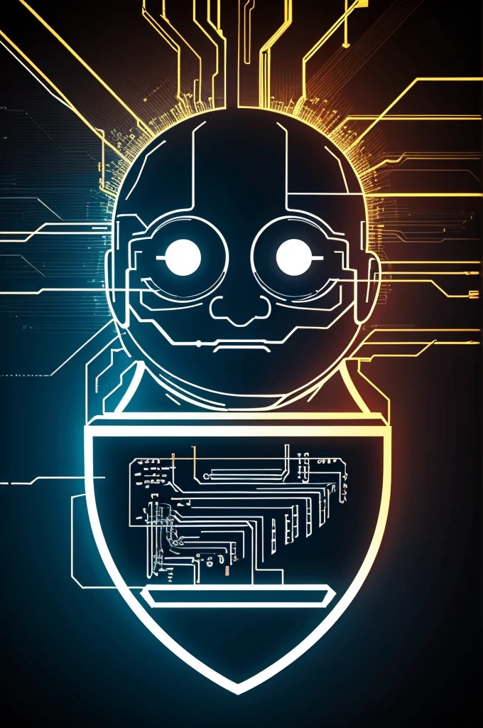 Generate an image for a logo, what say "ElecGenius" and that you have electronic components