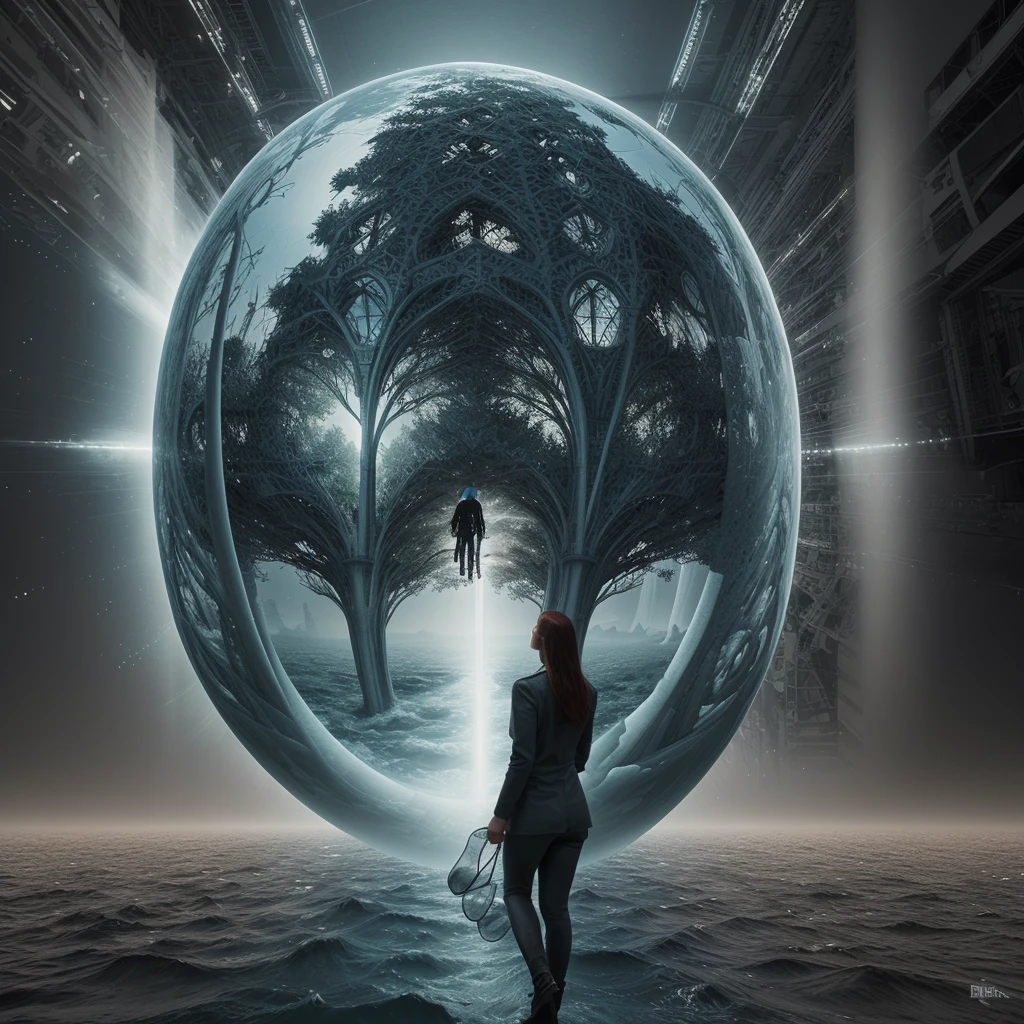 Create an impressive digital work of art, conveying the artist’s huge inner world