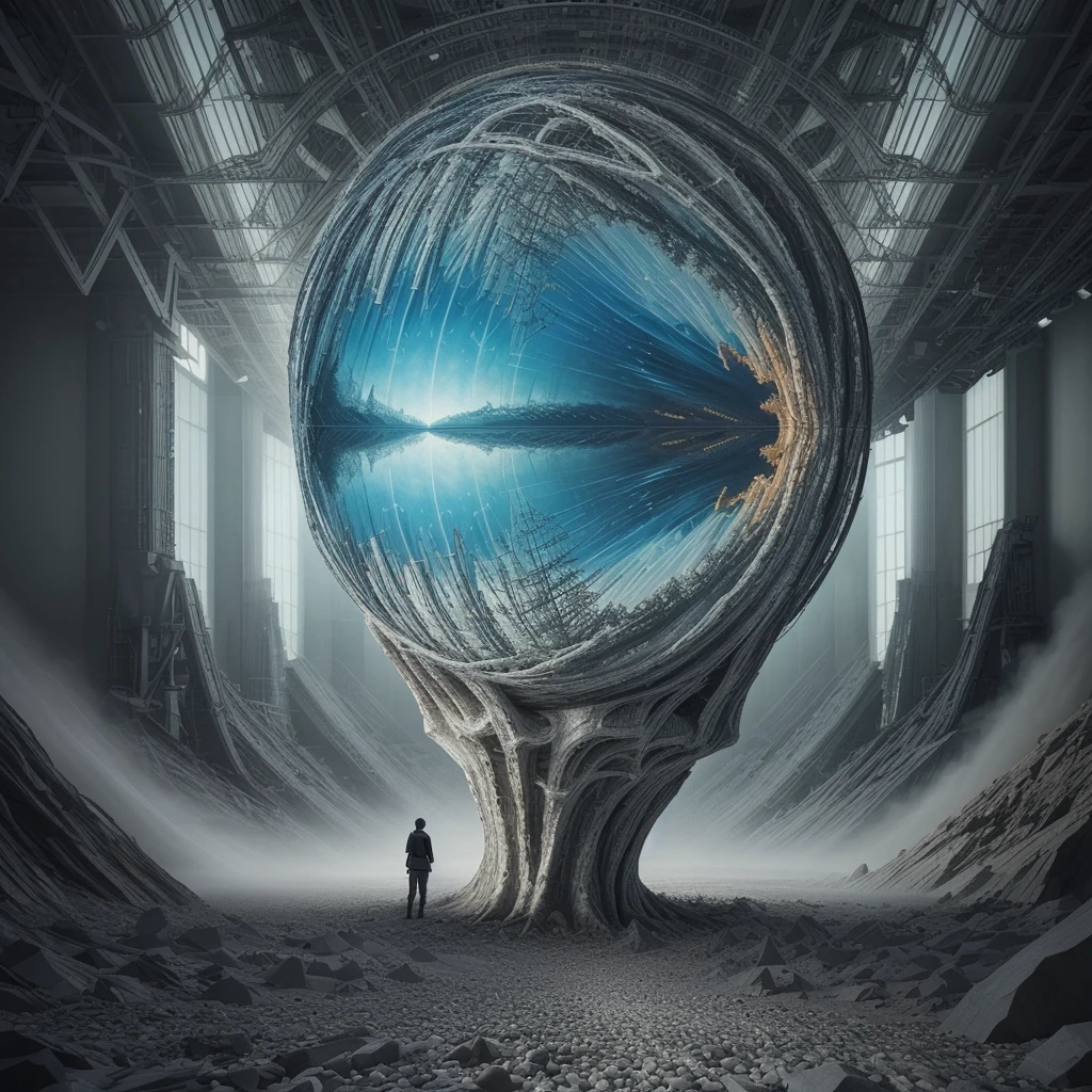 Create an impressive digital work of art, conveying the artist’s huge inner world