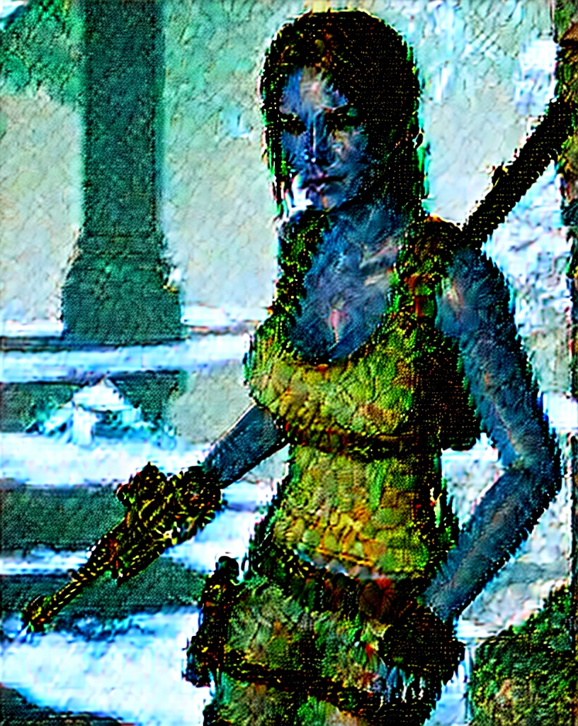 Tomb raider, cinematic, gun, intricate details, detailed face, beautiful, attractive