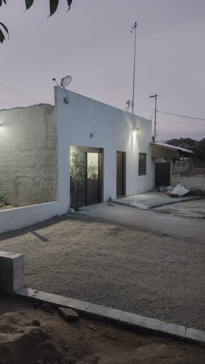 House, Lumion Pro rendering, night lighting, cinematic quality