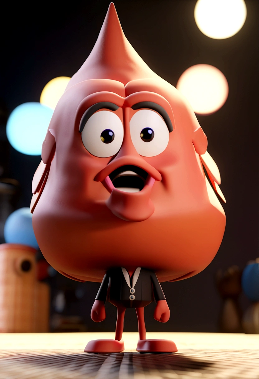 Cartoon character of a man and BLACK shirt, animation character, stylized character, animation style rendering, 3d stylized, Arnold Maya rendering, Stylized 3D rendering, toon render screenshot, 3d character, 3d character, Stylized 3D rendering, 3D character rendering, cartoon character, Personagem de close up, character posing, (Pixar-style) (master part:1.2) (bokeh) (best qualityer) (skin detailed) (detailed texture) (8K) (Argilla) (cinematic lighting) (sharp focus