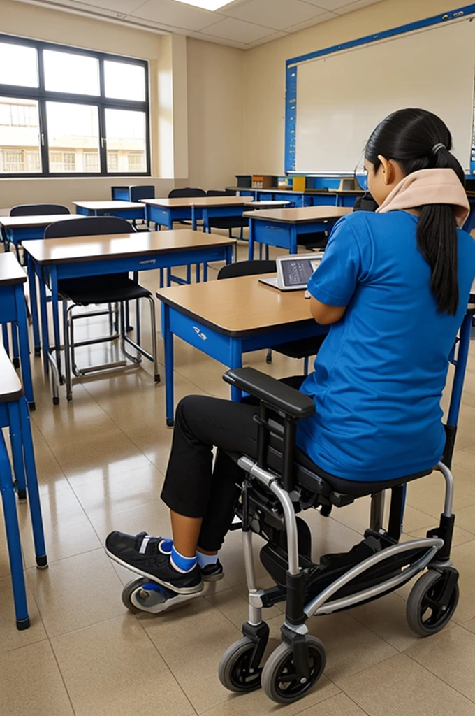 Classrooms for university students with motor disabilities of lower limbs