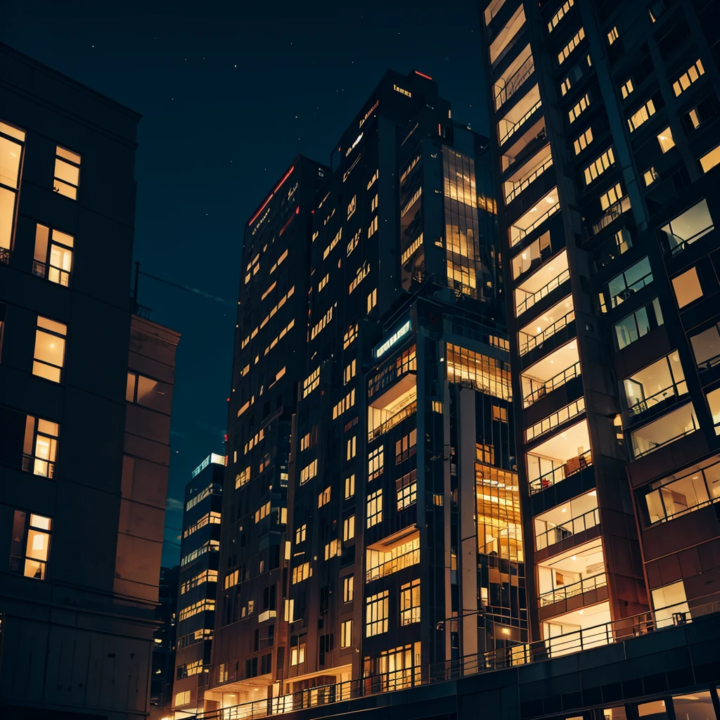 Building at night