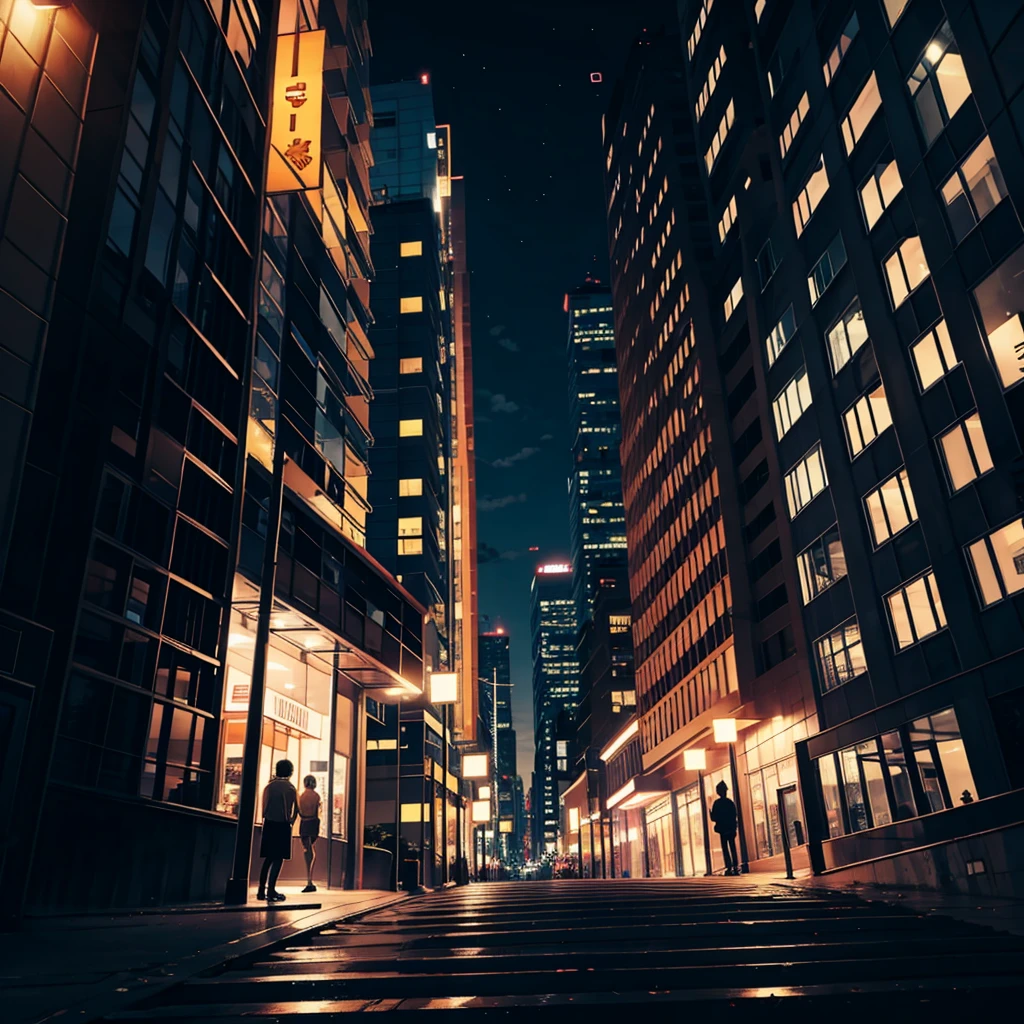 Building at night
