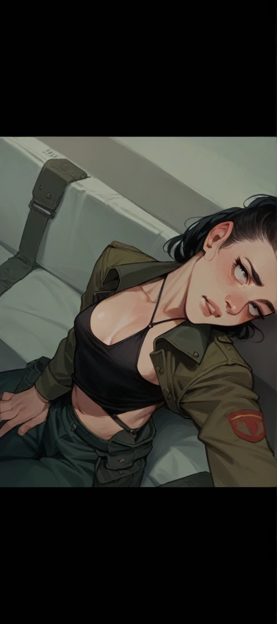 Put on military clothing, Do not modify face