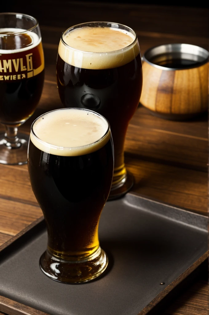 craft beer "Leviathan"**: Dark beer with character, perfect to accompany fish and seafood dishes.