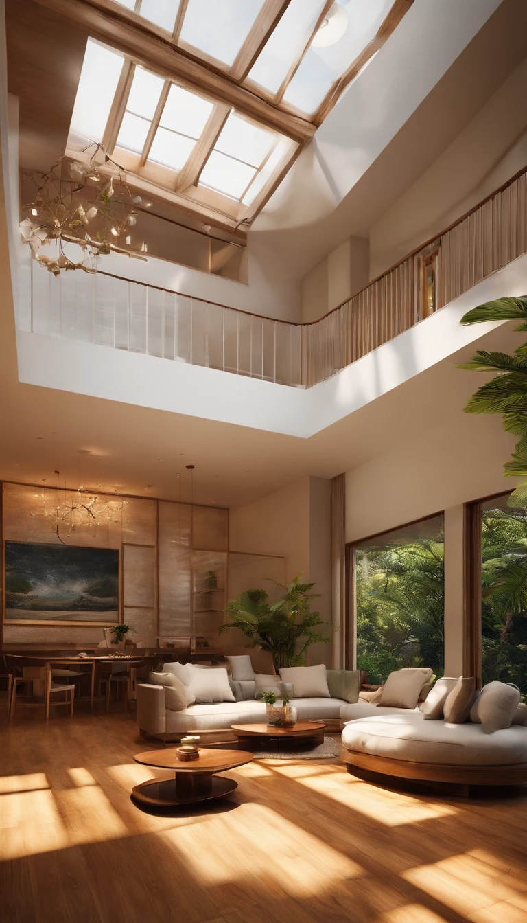 large floor. large ceiling perfect. high resolution. aesthetic window. bright light from window. aesthetic placing. rich food. multi food. royal. rich, food. panoramic windows. bright. daylight. sun rays. happy home. happy color. delicious home. interior design. modern japanese mix europe style interior happy. bright color happy. ultra detail. realistic. dreamy. high resolution. fresh happy. Interior design、detailed wide-angle building photos、cozy contemporary living room、award-winning contemporary interior design、Landscapes、a chair、in a house、wooden floor、window、dining room、east asian architecture、Sliding paper doors、buliding、the woods、natural、Cups、A plant、Interior design、depth of fields. royal rich living room. dining. huge floor huge ceiling, perfect cozy room. aesthetic background. perfect anime room. korean food. ((Masterpiece,best quality,8k uhd,dslr,soft lighting,high quality,hyper detail,film grain, Fujifilm XT3, UE 5 render 8k, super high resolution, supper detail. droste effect photography, macro photography, cinematic lighting, interior design, glossy flooR)), livingroom. reflect. aquarium. large. tropical. luxury. luxurious cozy cafe. wonderfull. amazing. 