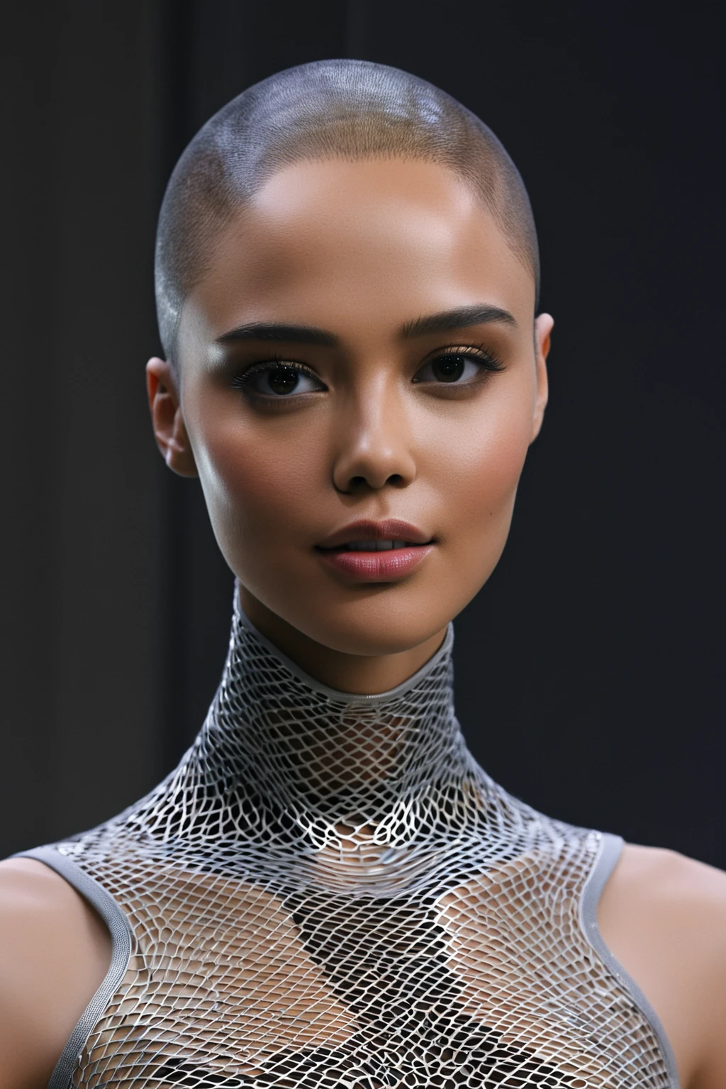 Here is a prompt for creating an image:
"Design a stunning and alluring female humanoid AI robot inspired by the film Ex Machina. The robot should have a face resembling that of an extremely gorgeous lady, with human-like, realistic skin. Ensure that the skin texture is detailed and beautiful, capturing the essence of a woman's beauty intertwined with advanced AI technology."