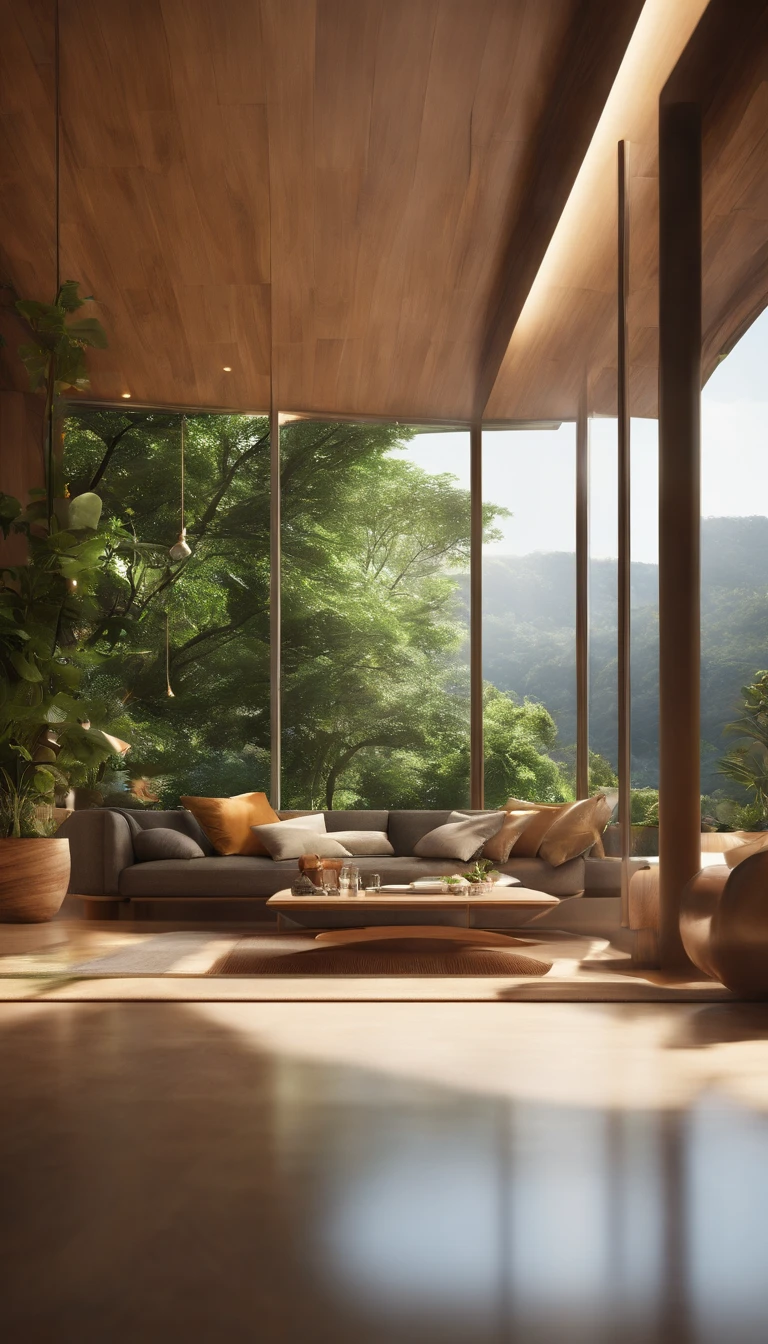 large floor. large ceiling perfect. high resolution. aesthetic window. bright light from window. aesthetic placing. rich food. multi food. royal. rich, food. panoramic windows. bright. daylight. sun rays. happy home. happy color. delicious home. interior design. modern japanese mix europe style interior happy. bright color happy. ultra detail. realistic. dreamy. high resolution. fresh happy. Interior design、detailed wide-angle building photos、cozy contemporary living room、award-winning contemporary interior design、Landscapes、a chair、in a house、wooden floor、window、dining room、east asian architecture、Sliding paper doors、buliding、the woods、natural、Cups、A plant、Interior design、depth of fields. royal rich living room. dining. huge floor huge ceiling, perfect cozy room. aesthetic background. perfect anime room. korean food. ((Masterpiece,best quality,8k uhd,dslr,high quality,hyper detail,film grain, Fujifilm XT3, UE 5 render 8k, super high resolution, supper detail. droste effect photography, macro photography, cinematic, interior design, glossy flooR)), livingroom. reflect. aquarium. large. tropical. luxury. luxurious cozy cafe. wonderfull. amazing. emphasizes natural light. background rooftop cafe garden luxury aesthetic. perfect. full perfect