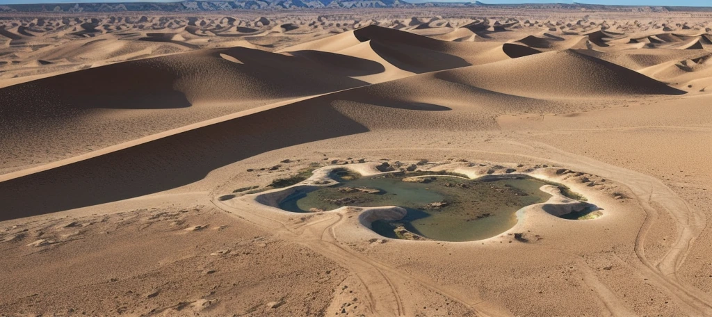 detailed, arid, dry, barren, desert and desolate, perfect quality, ray tracing, HDR