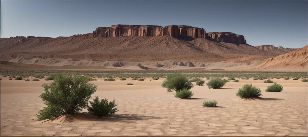 detailed, arid, dry, barren, desert and desolate, perfect quality, ray tracing, HDR