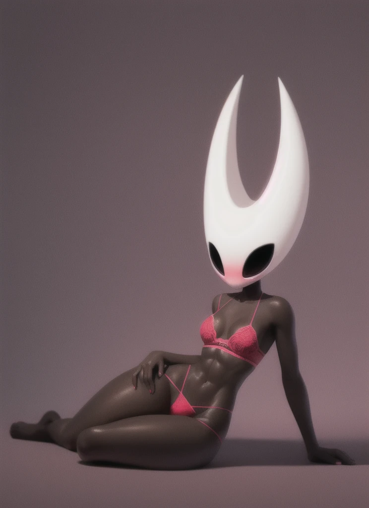 hornet, cute, chibi, no feet, furry girl, slim,anthro, thread, solo, red panties, bare feet, sits, palms wrap around the chest, , full body, red tango panties, Red lace bra, high, (best quality), (detailed dark cave background:1.2), looking at viewer,  flat colors, big breasts, no nipples, no vagina, sexy body, (blushes 1.5), underboob, slightly bulging through the panties, skinny legs, muscular abs on the stomach,