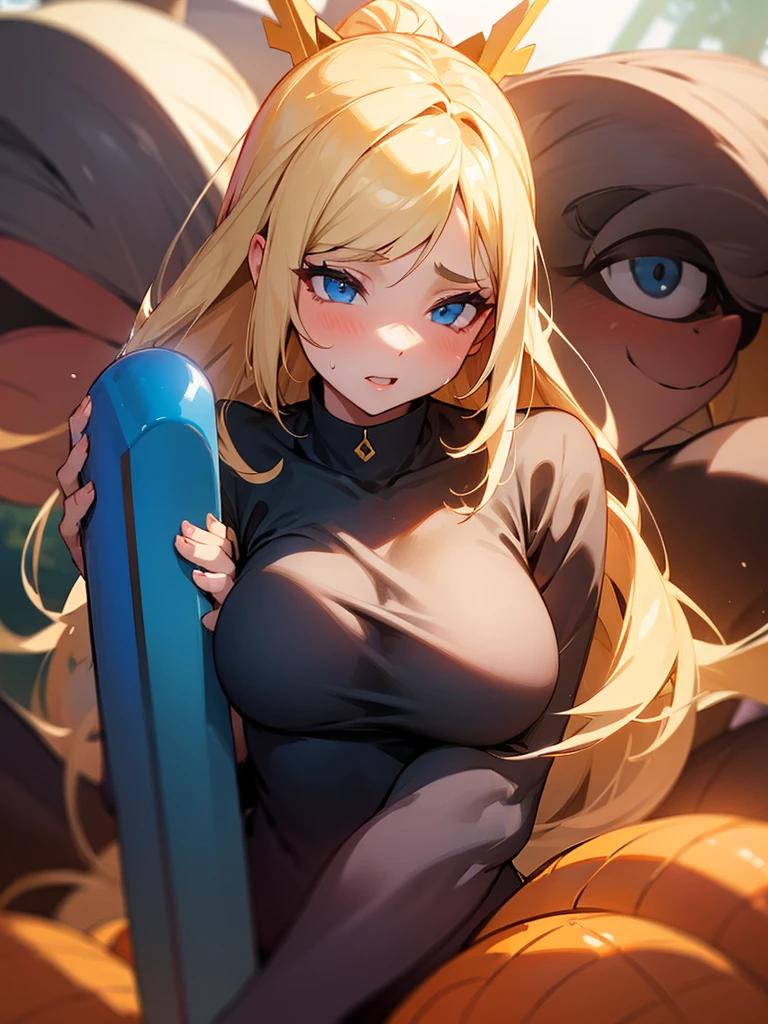Hot girl with giant , being fucked