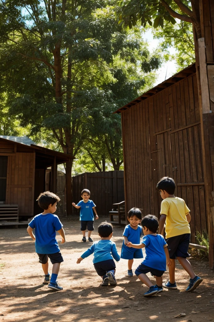 Some children playing