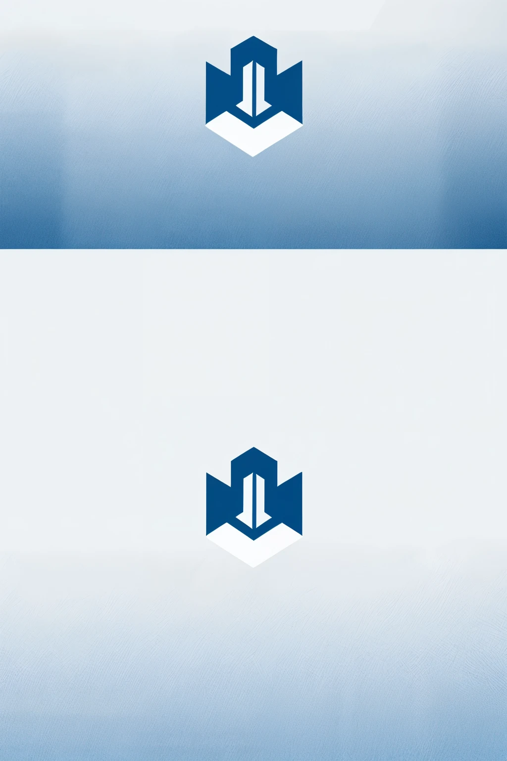 minimalist logo for my company Dastan C&F, C.A. preferably blue and white colors, transmit effectiveness in the design, tranquillity, seriousness and professionalism on the part of the company.