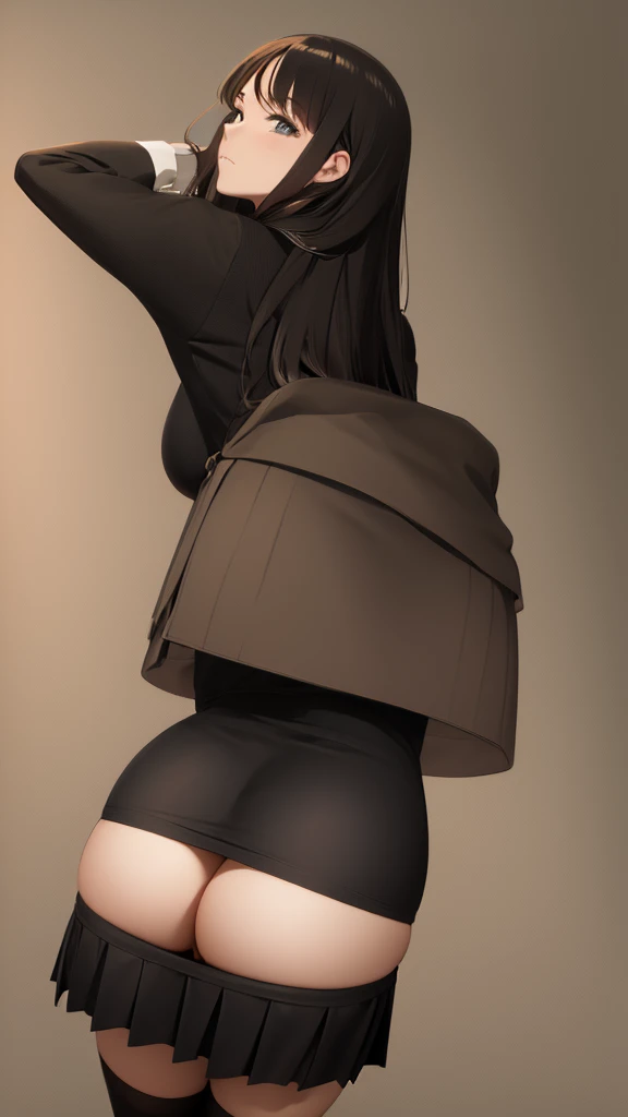 ass, skirt