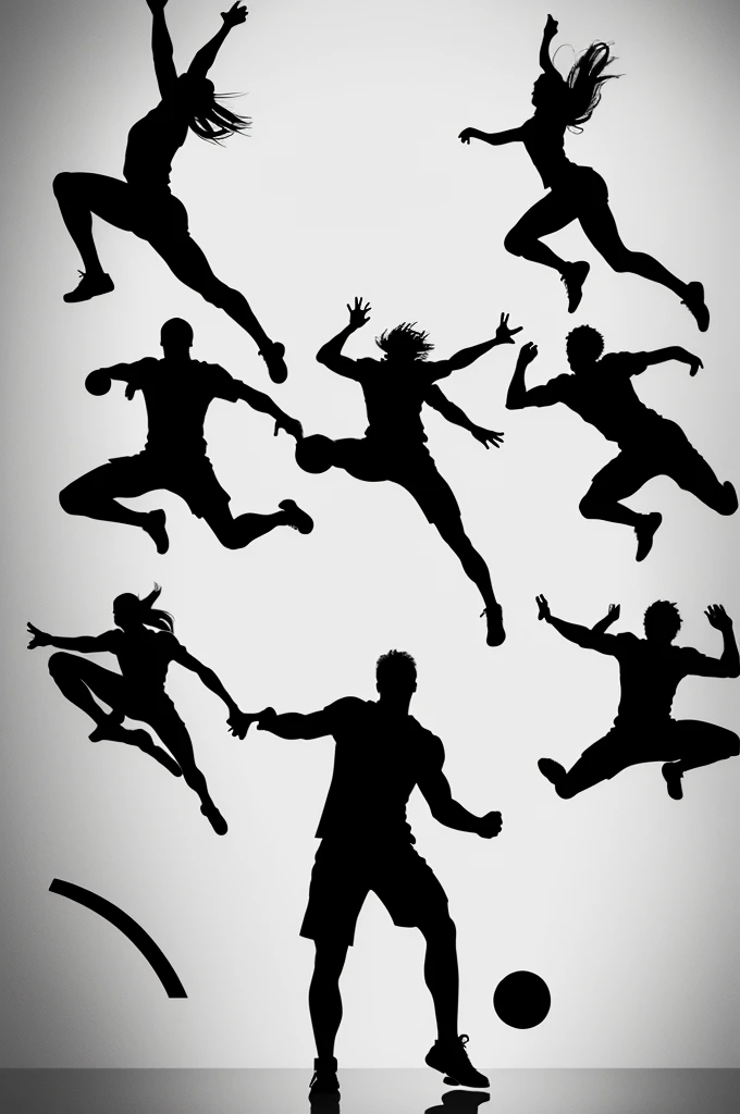 Players Silhouette: A silhouette of players jumping to block or attack the ball can be a powerful image. This captures the essence of volleyball in motion.
stylized letters: Use the letters “V” and “B” to form a unique design. Experiment with different fonts and styles to create something unique.