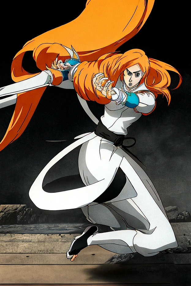 genga style, one color , GENGA STYLe, android 18, anime bleach
