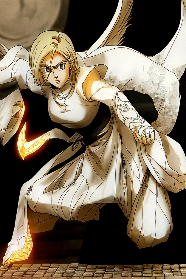  genga style, one color , GENGA STYLe, android 18, anime bleach