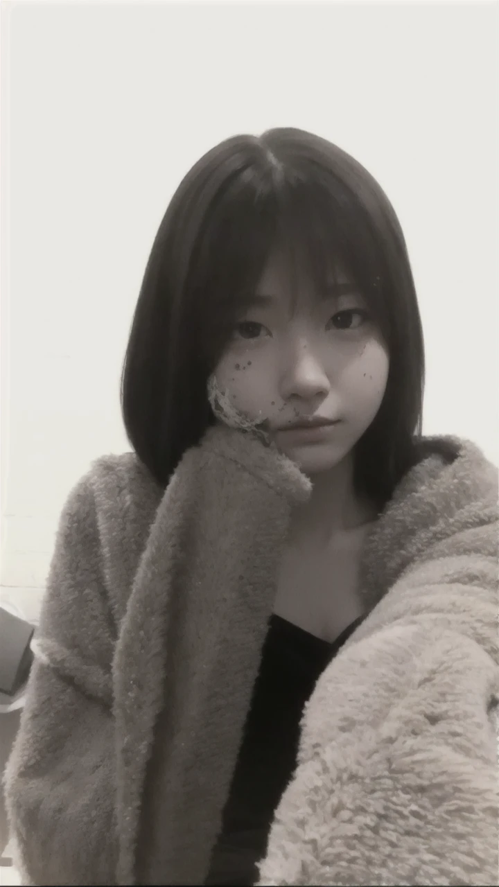 Best quality, masterpiece, ultra high res, (photorealistic:1.4), raw photo, (Authentic skin texture:1.3), (film grain:1.3), panorama, character portrait, very wide shot, narrow waist, cowboy shot, (in the dark, deep shadow, low key, cold light,) night, close-up, streaming tears,
indoor, dust, Tyndall effect, sad, disappointed, gloom (expression), sitting, (against wall), crying, frown, (head bowed), nervous, tearing up, ,
1girl, beautiful detailed eyes and face, white jabot, off shoulder, brown eyes,