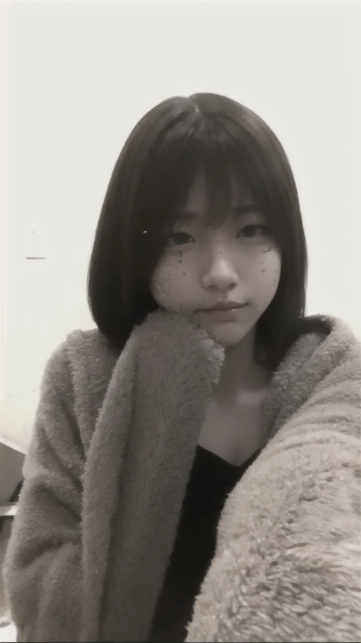 Best quality, masterpiece, ultra high res, (photorealistic:1.4), raw photo, (Authentic skin texture:1.3), (film grain:1.3), panorama, character portrait, very wide shot, narrow waist, cowboy shot, (in the dark, deep shadow, low key, cold light,) night, close-up, streaming tears,
indoor, dust, Tyndall effect, sad, disappointed, gloom (expression), sitting, (against wall), crying, frown, (head bowed), nervous, tearing up, ,
1girl, beautiful detailed eyes and face, white jabot, off shoulder, brown eyes,