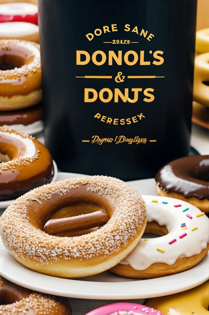 Logo for sale of donuts