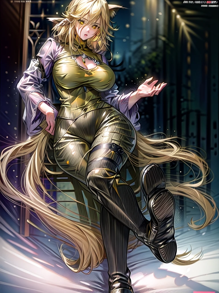 degenbrecher(arknights), blonde hair, (yellow eyes:1.5), long hair, (large breasts:1.2), thick,
BREAK ((socks)),
BREAK looking at viewer, stepping on viewer, from below, (FFA), leg up, (sole), ((feet)),
BREAK (masterpiece:1.2), best quality, high resolution, unity 8k wallpaper, (illustration:0.8), (beautiful detailed eyes:1.6), extremely detailed face, perfect lighting, extremely detailed CG, (perfect anatomy), 