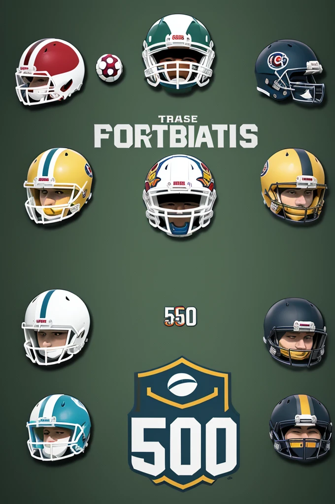 Create a football team logo with 503