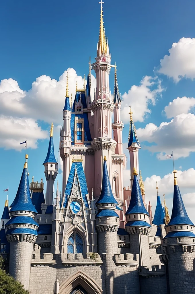 Disney castle painted back jacket