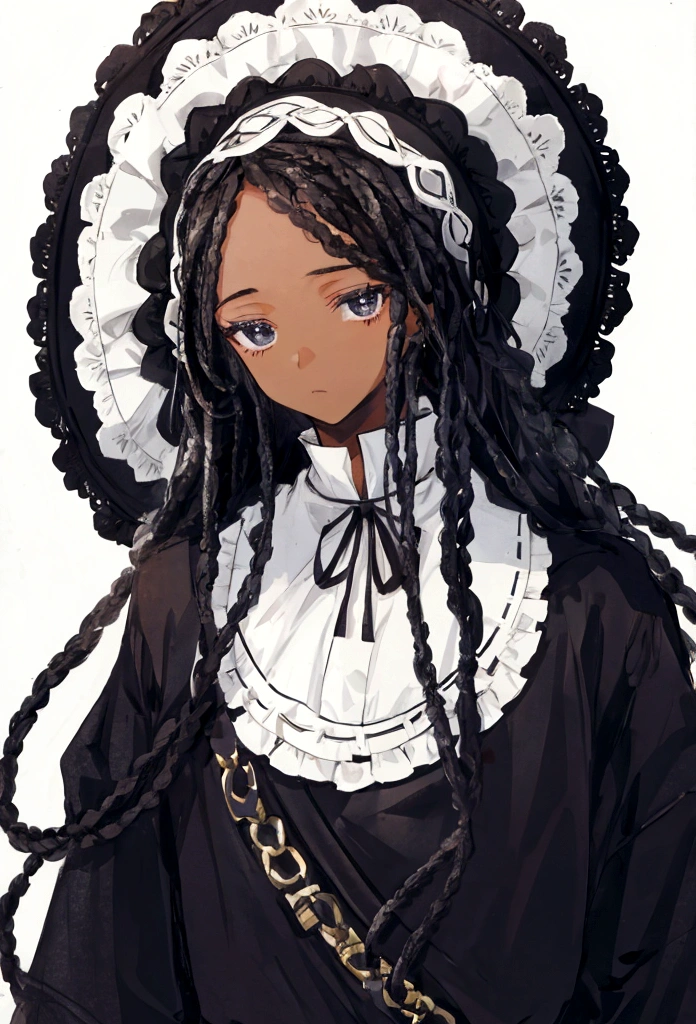 black men with locks and a bonnet