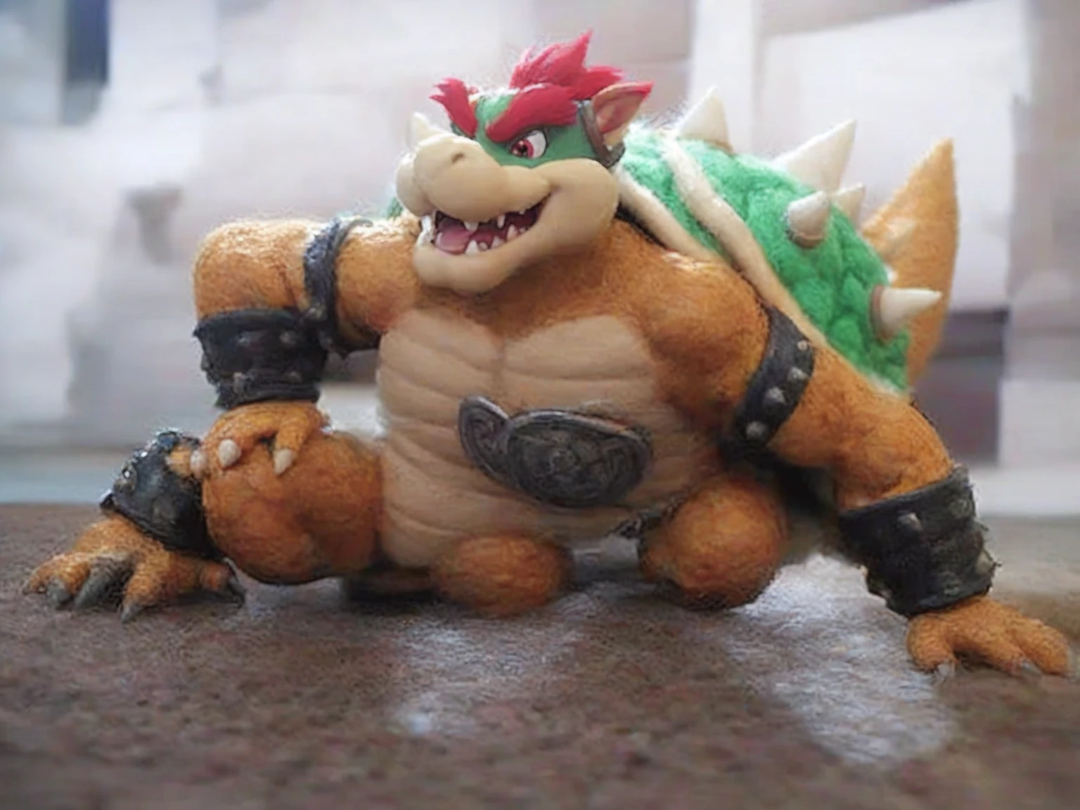 (masterpiece, best quality, realistic, detailed, detailed scales, hi res, photograph:1.2), (8k, uhd, ultra-detailed, depth of field,:1.1),
BREAK
MALE, Bowser, yellow scales, cream belly, chubby, red hair, shell, horns, spikes, (thick tail, :1.4), (sweat), (big butt:1.1), ( maid outfit, big balls, :1.3),
full body, posing butt focus,
Kitchen,