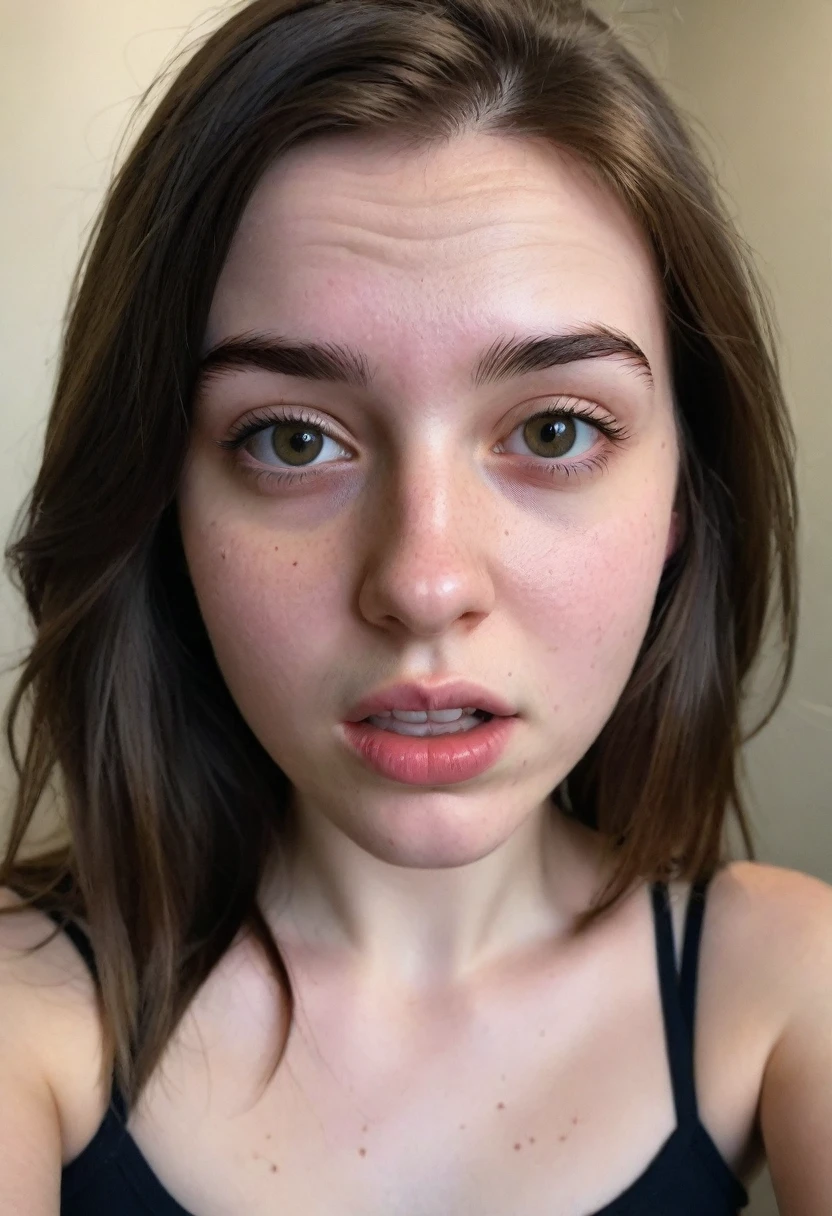 14 year old busty daughter, naked, covered in cum and crying