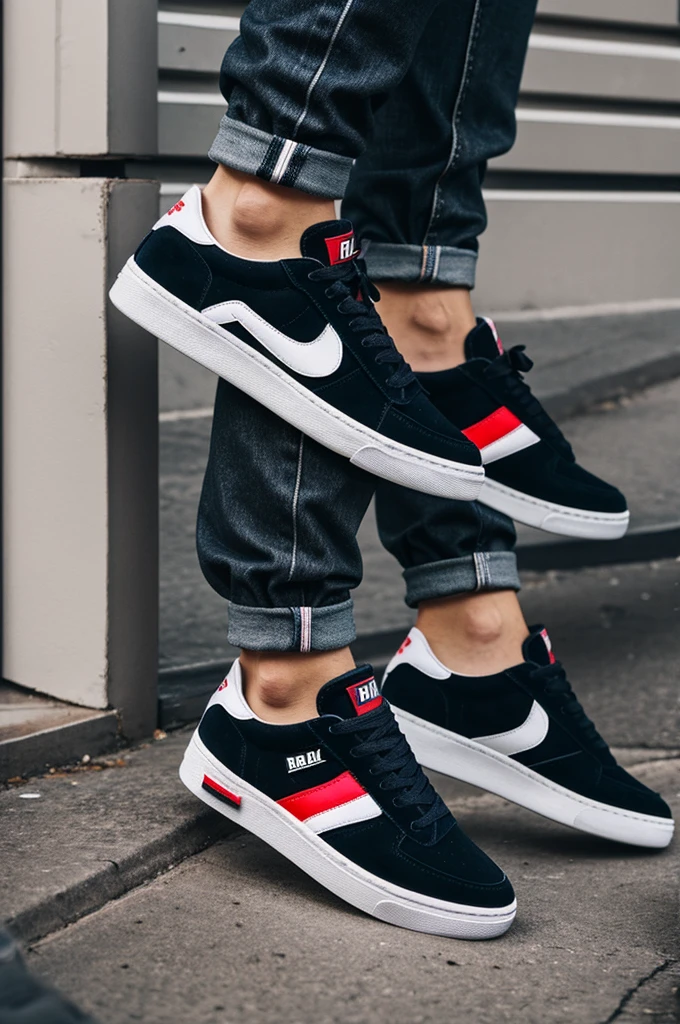 Rebel sneaker store logo with style