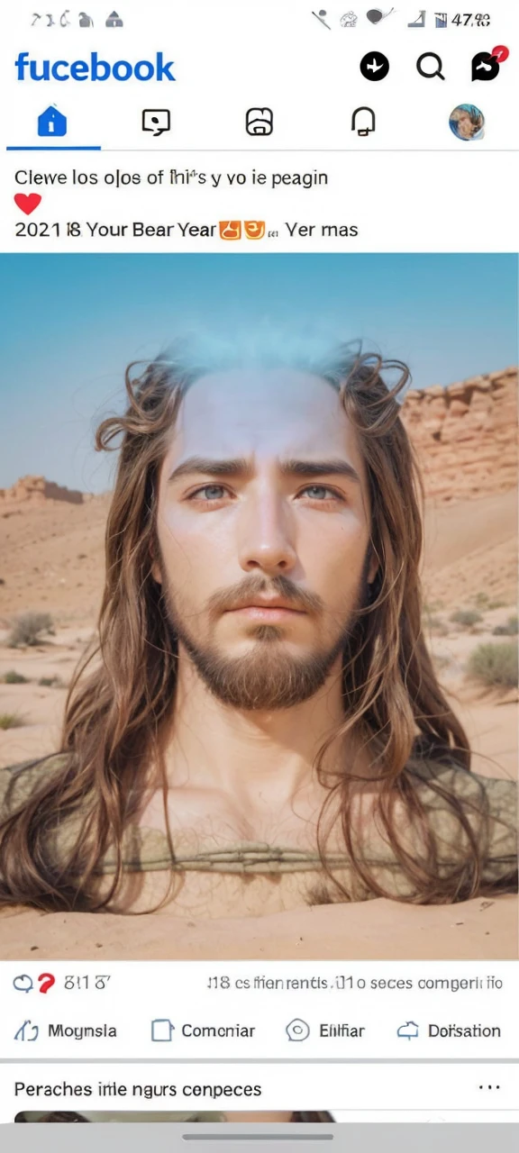 I want an image similar to the one below, that shows the hidden face of Jesus