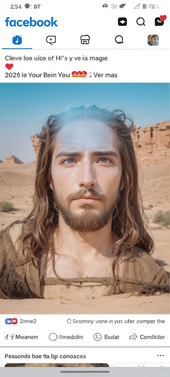 I want an image similar to the one below, that shows the hidden face of Jesus