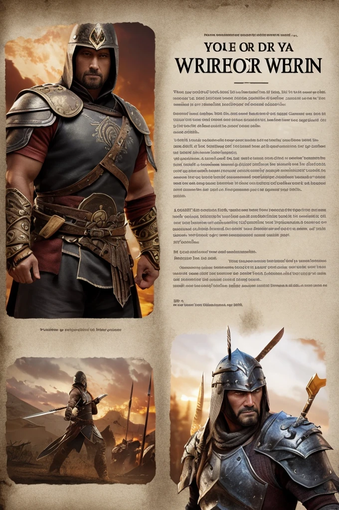 Create a character, warrior