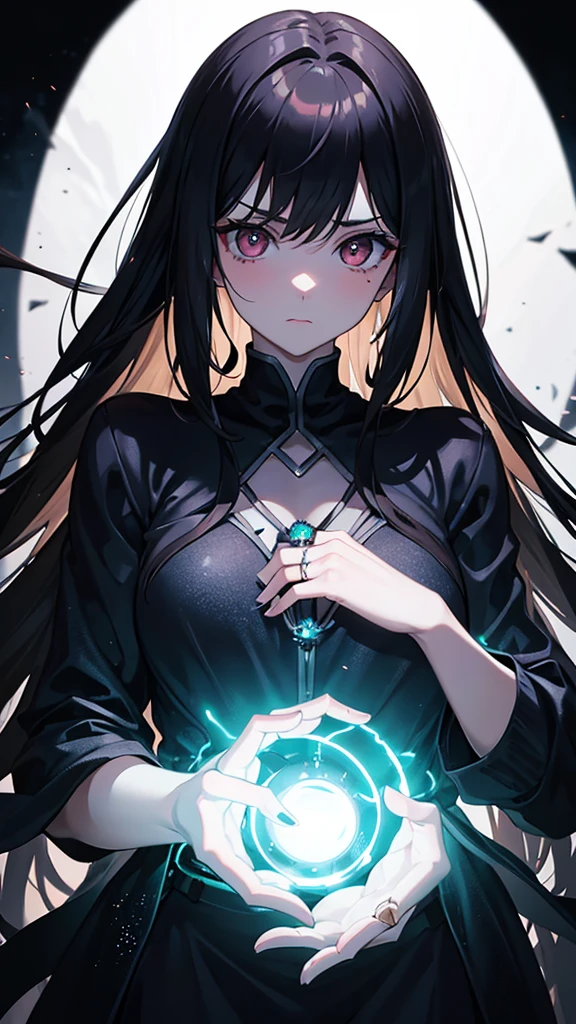 A adult woman, When darkness falls, the rings on the body begin to glow, striking fear in the hearts of anyone nearby.