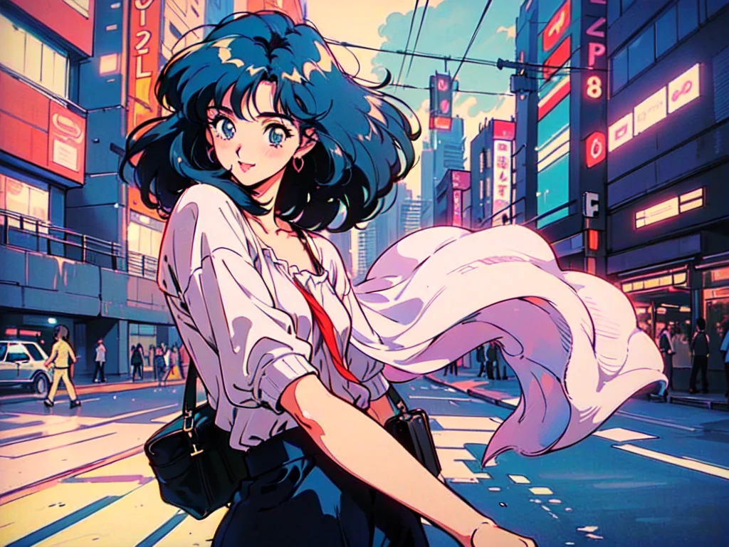 (80's, retro, city pop:1.5), (album cover), (masterpiece, best quality), (anime, illustration), (pastel colors:1.4),
best photo pose, dynamic angle,
girl, solo, smile, perfect detail eyes, delicate face,
City Scenes, night city, tokyo, high fashion,