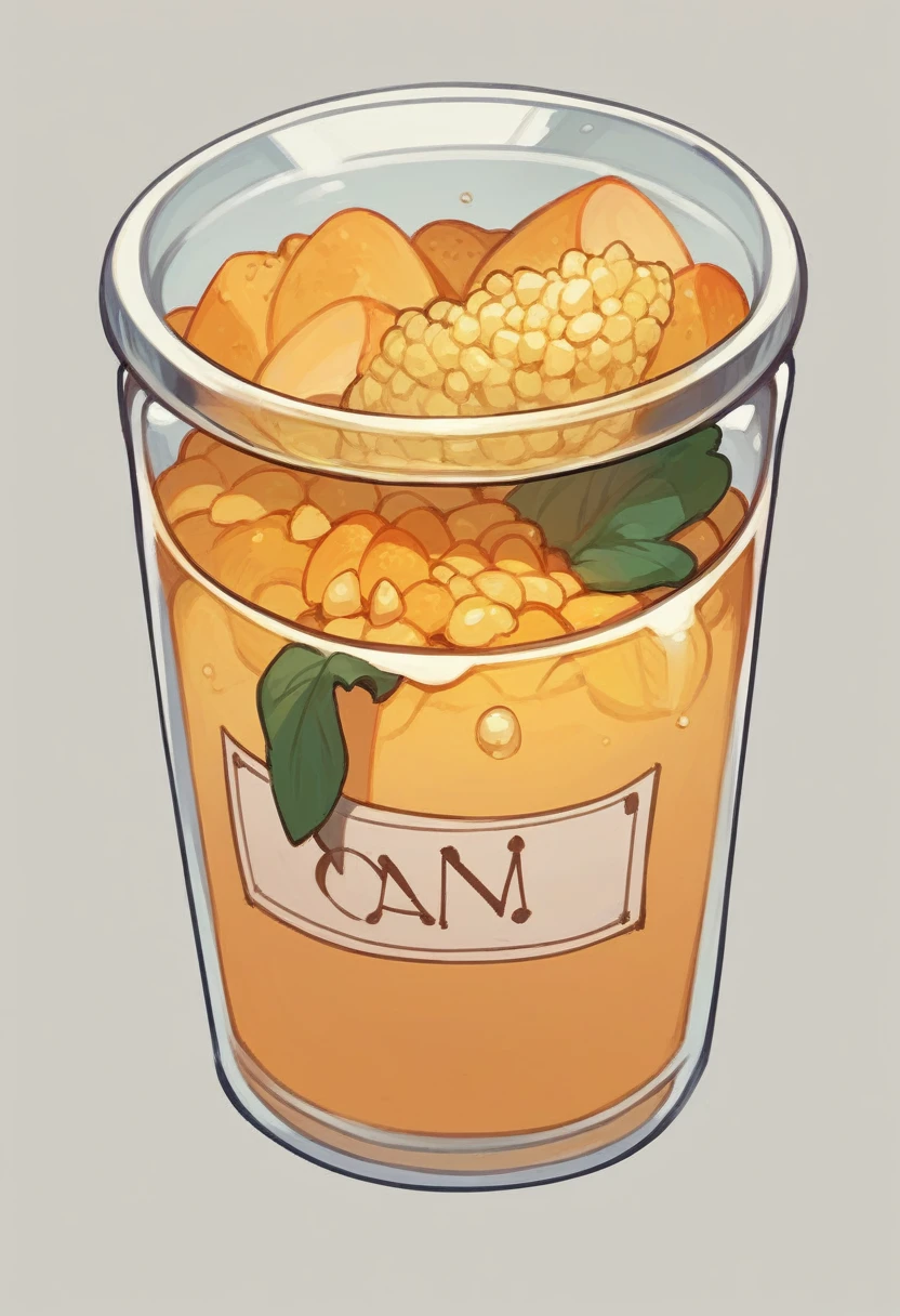 give me a picture of a corn in a jar observation for a week