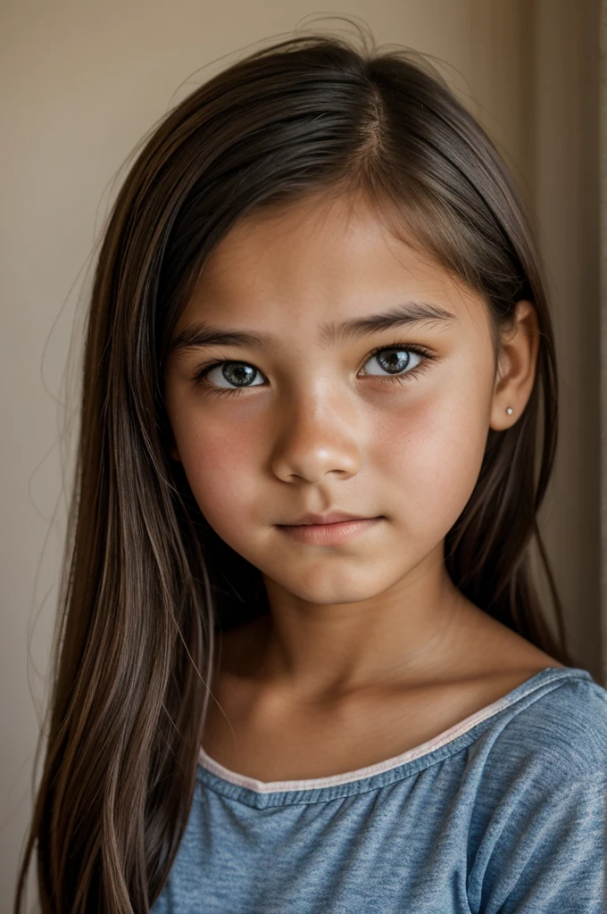 Blushing image of a 12-year-old woman