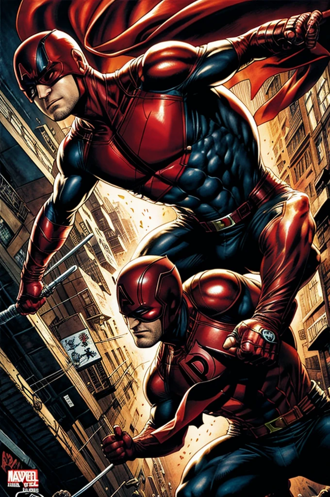 daredevil marvel , art by Yoshitaka Amano