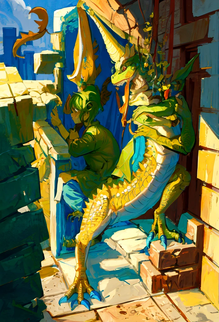 a dinosaur play video game