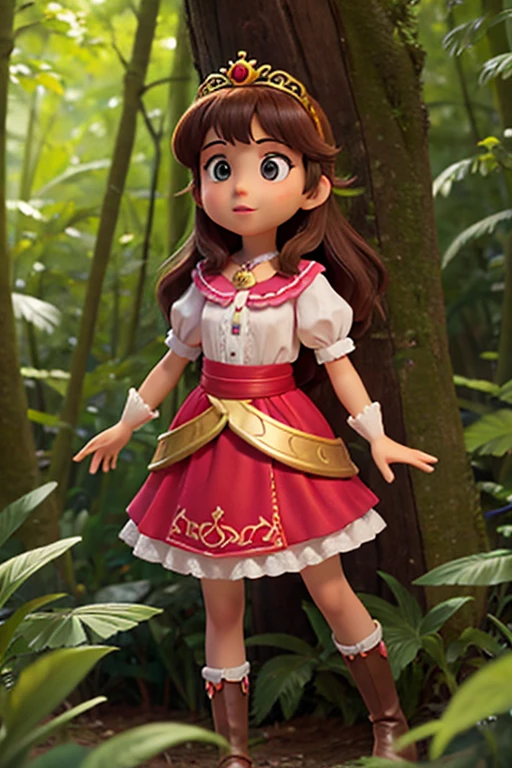 Fabiola The brave princess in the forest