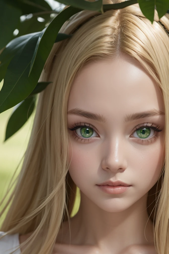 One with green eyes