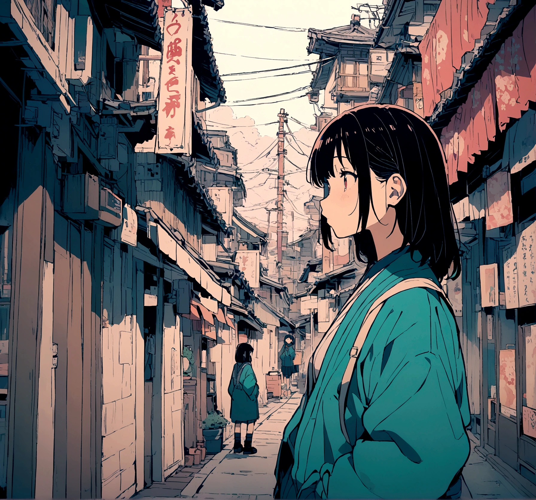 anime , girl , lofi , japan